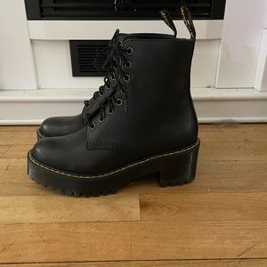 Doc Martens Leather Shriver Boots - Size 6 US